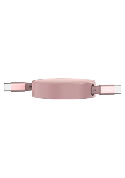 Ttec Usb-c - Usb-c Mini Makaralı 100w Pd/qc 120cm Hızlı Şarj Kablosu - Günbatımı Işıltısı 2dk65p