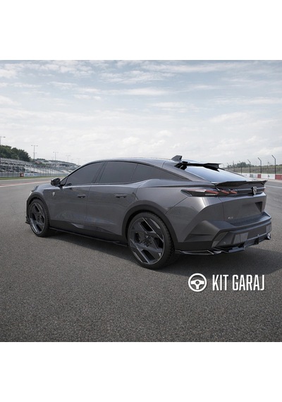 Peugeot 408 Parlak Siyah Flap Plastik Boyalı