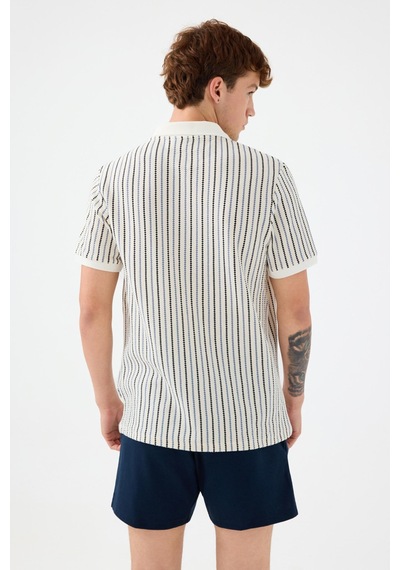 Loft Lf2036023 Erkek Kısa Kollu Polo T-shirt Mavi