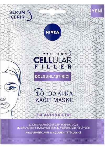 Nivea Celluar Filler Dolgunlaştırıcı 10 Dakika Kağıt Maske