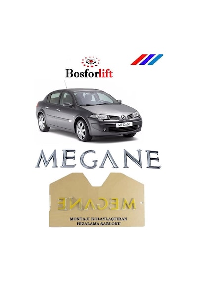Bosforlift- Renault Megane 2 Arka bagaj Megane Yazısı-BSF-118