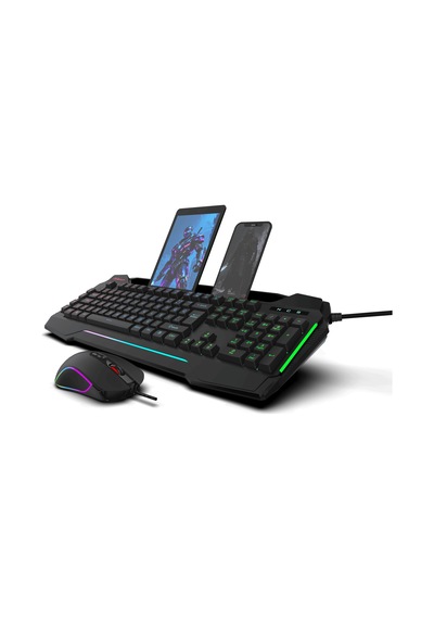Quantum Dualstrike Kablolu Usb Q Trk Rgb Gamıng Klavye - Mouse Set