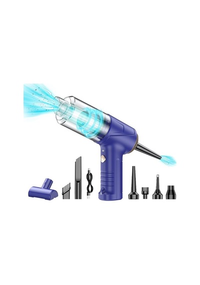 Coverzone Araba Süpürgesi Dahili Işıklı Taşınabilir Kablosuz, Şarj Edilebilir Süpürge, 18000 Pa Yüks Sku: Zeus8690010187772