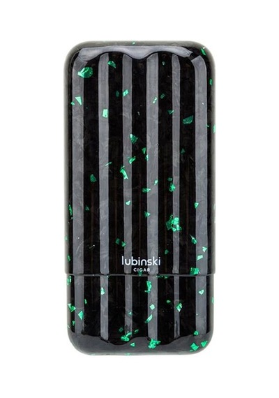 Lubinski Carbonfiber Puro Kılıfı Siyah-yeşil 3lü 60ring Lb-522