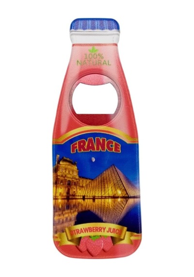 Fransa Temalı Magnet Şişe Açacak