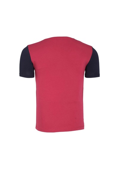 T8591 Dewberry Mens T-shırt-açık Bordo Açık Bordo