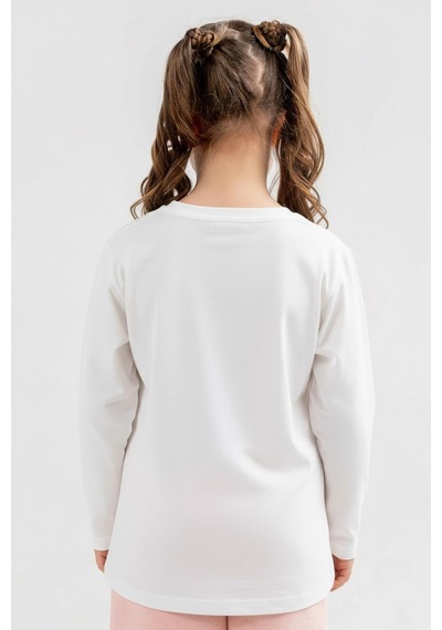 Xo Kids Kız Çocuk Sweatşirt 4-8 Yaş 39535 Bordo