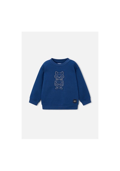 Mayoral Erkek Çocuk Baskılı Sweatshirt Lacivert 4459 Lacıvert