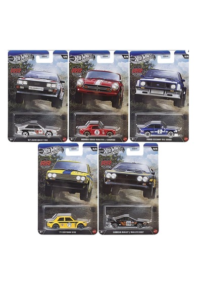 Hot Wheels Silver Rally Racers 5'li Set Uzun Kart