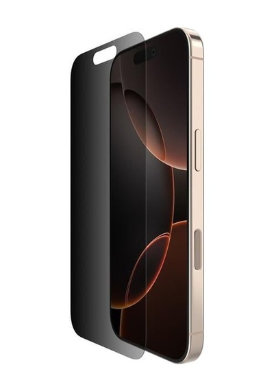 Belkin Ova169hq Screenforce Invisiglass İphone 16 Pro Uyumlu Kolay Hizalama Tepsili Antimikrobiyal Privacy Ekran Koruyucu