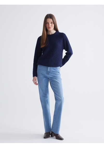 Lcw Eco İndigo Slim Fit Kadın Jean Pantolon