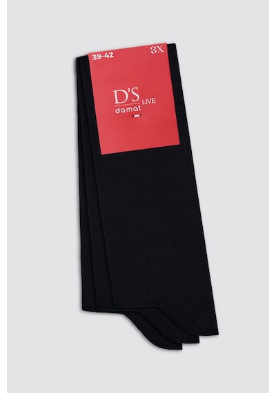 D's Damat Ds Damat Siyah 3'lü Çorap Set 4hf16ortcst03 Siyah