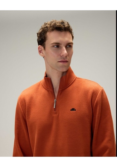 Ellesse 5wm1603-br Erkek Yarım Fermuarlı Sweat Kiremit