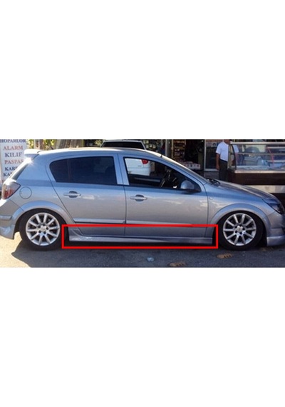 Opel Astra H Hb Yan Marşpiyel Seti Mat Siyah Plastik 2 Adet 2004 2005 2006 2007 2008 2009