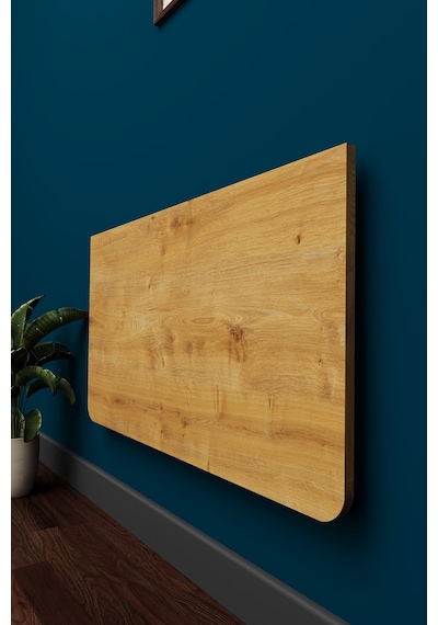 Lüks Duvara Monte Katlanabilir Çalışma Yemek Masası %100 Mdf Balkon Bahçe Masası Dmm90 Safir Meşe Lüks Duvara Monte Katlanabilir Çalışma Yemek Masası %100 Mdf Balkon Bahçe Masası Dmm90 Safir Meşe