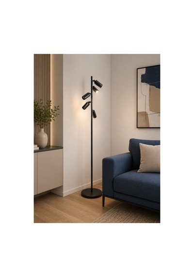Lumora Lambader Modern Siyah Metal 5'li Hareketli Yönlendirilebilir Ayarlanabilir Spot Başlıklı Lambader Led Gu10 Duy Uyumlu Dekoratif Salon Lambası Zemin Lambası Oturma Odası Köşe Aydınlatma Lumora Lambader Modern Siyah Metal 5'li Hareketli Yönlendirilebilir Ayarlanabilir Spot Başlıklı Lambader Led Gu10 Duy Uyumlu Dekoratif Salon Lambası Zemin Lambası Oturma Odası Köşe Aydınlatma