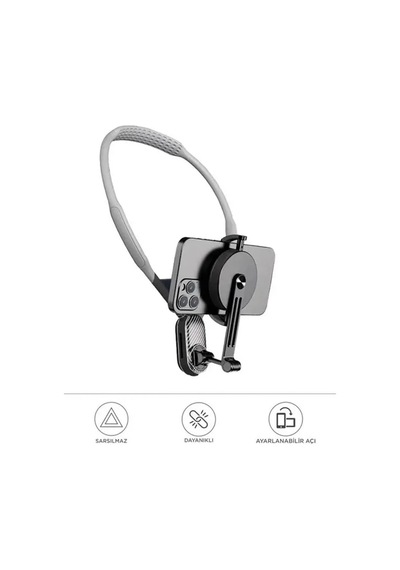 Magicool 360 Derece Ayarlanabilir Boyun Askılı Manyetik Telefon Tutucu