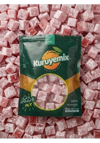 Özel Üretim Güllü Lokum - Yumuşak Dokulu Ve Eşsiz Gül Kokulu Lezzet 500g