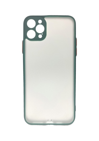 Nettech Apple Uyumlu iPhone 12 Pro Max Kontrast Renkli Tuş Seri Arka Koruma Kılıf - Siyah Siyah