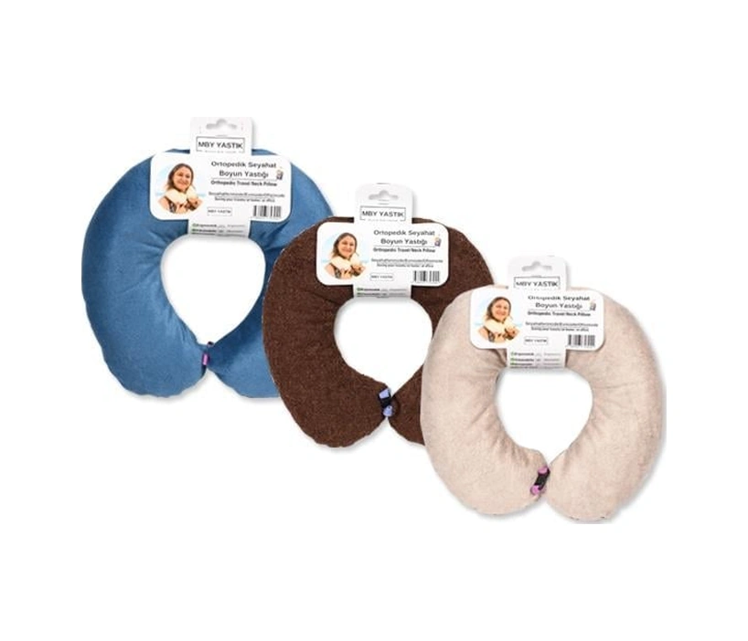 Seyahat Boyun Yastığı Comfort Ortopedik Seyahat Yastığı renkli
