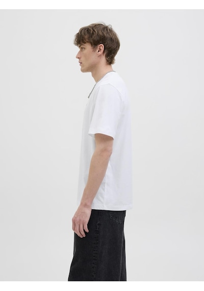 Jack & Jones Erkek Ufc Lisansli Gögüs Baskili Tisört - Ufc - 12290261 Beyaz