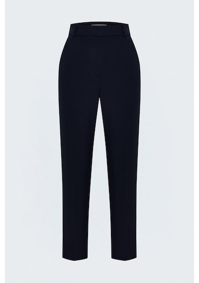 Sateen Klasik Pantolon - Lacivert-137945