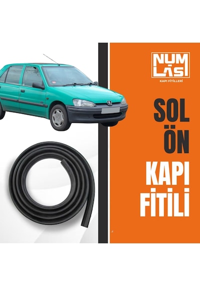 Peugeot 106 Sol Ön Kapı Fitili-a Kalite-numlas-nm3752