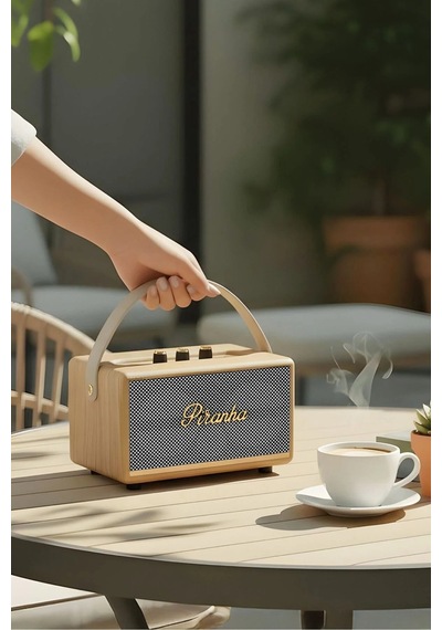Piranha 7850 Bluetooth Hoparlör - Kahverengi