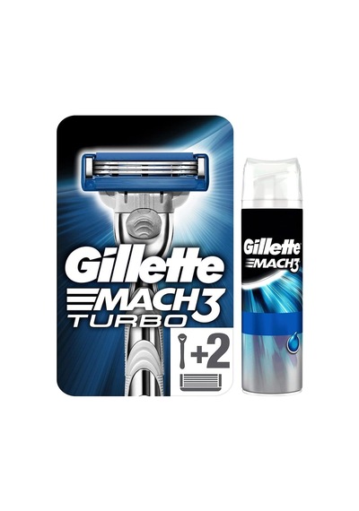 Gillette Mach3 Turbo Özel Askerlik Fırsat Paketi Tıraş Makinesi Yedekli + 75 Ml Jel