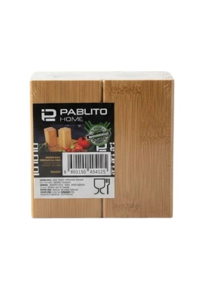 Bambu İkili Tuzluk Seti