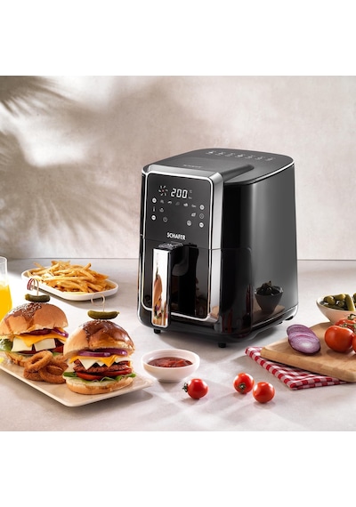 Schafer Thermochef Elegance Airfryer/sıcak Hava Fritözü-siyah