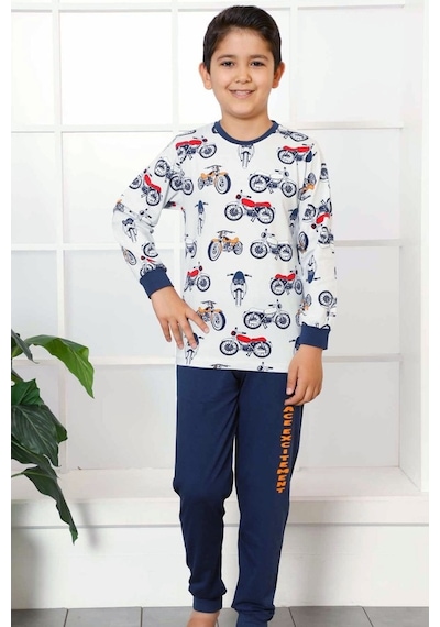 Alimer Erkek Çocuk Uzun Kollu Pijama Takımı Edy5160Uk-I