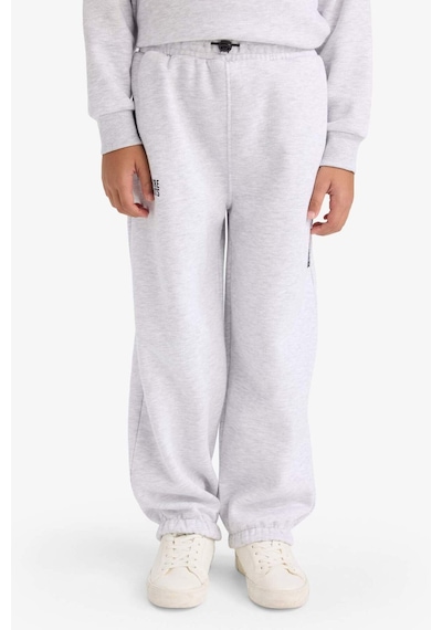 Defacto Erkek Çocuk Oversize Geniş Kalıp Beli Lastikli Baskılı Eşofman Altı G5635a825cwgr400 Gri-gr400