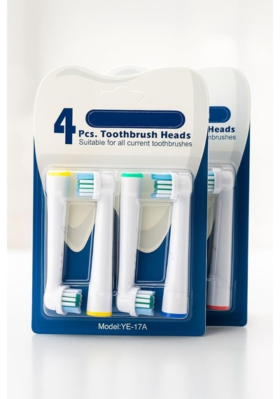 Lexroo Diş Fırçası Yedek Fırça Başlıkları, Oral B Braun İçin 8 Ad