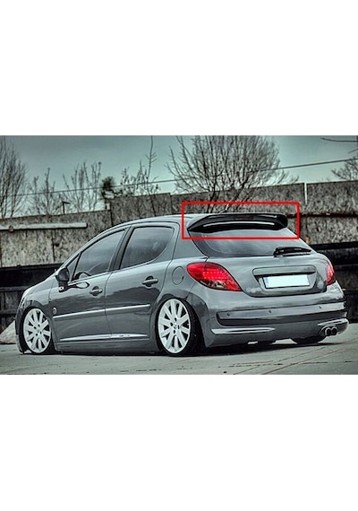 Peugeot 207 Rc Spoiler Fiberglass Boyasız
