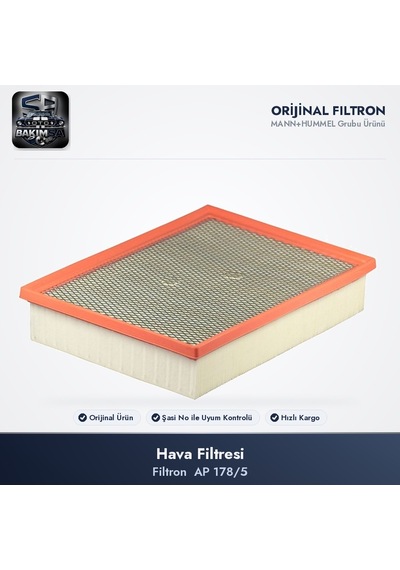 Filtron Ap178/5 Hava Filtresi - Toyota Hilux Revo 2.4d 15+ 2gdftv Gun125 Gun135 4x2 4x2