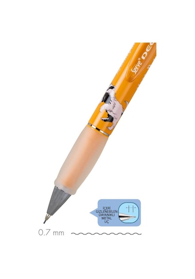 Serve Deep Versatil Kalem Harry Potter Hufflepuff 0.7 Mm Ergonomik Mekanik Uçlu Kalem Karışık/çok Renkli