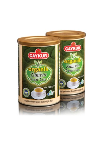 5 Adet Çaykur Organik Zümrüt Yeşil Çay 125 Gr