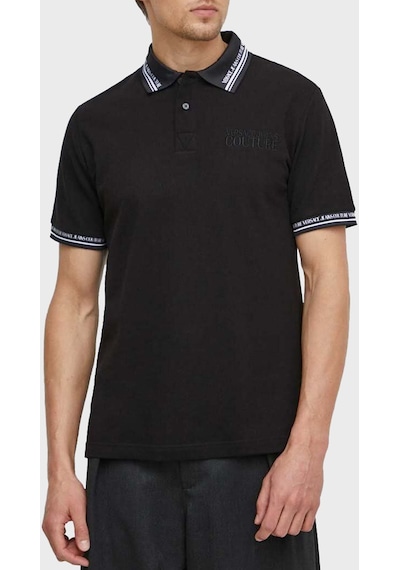 Versace Jeans Couture Erkek Polo Yaka T Shirt 76gagt09 Cj01t 899 Siyah