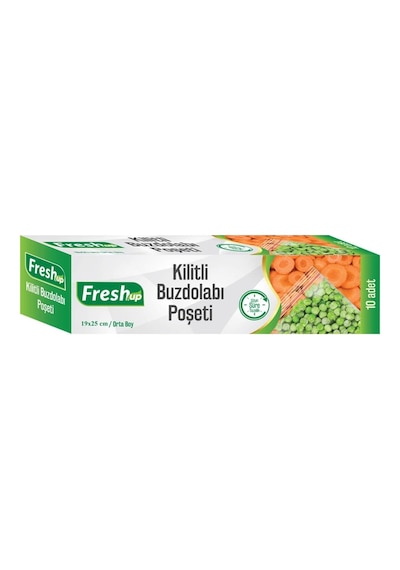 Fresh-up Kilitli Buzdolabı Poşeti 19x25cm 10'lu