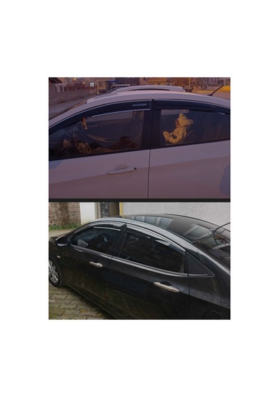 Hyundai Accent Blue Kromlu Cam Rüzgarlığı