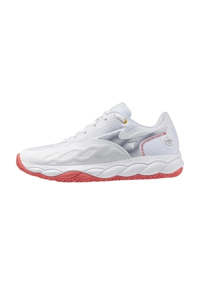 Mizuno Wave Enforce Court Ac Kadın Tenis Ayakkabısı Beyaz Çok Renkli