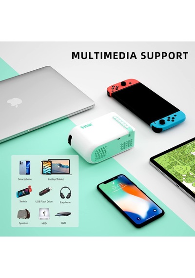 Ismua Taşınabilir Mini Projektör