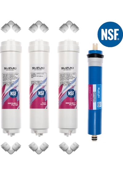 Suzukı Technology Kapalı Kasa Su Arıtma Cihazı Tam Set (5 Filtre)