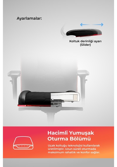 Metta Samurai Red Ergonomik Fileli Ve Deri Oyuncu / Ofis Koltuğu - 2e2.3.7.f Çok Renkli Metta Samurai Red Ergonomik Fileli Ve Deri Oyuncu / Ofis Koltuğu - 2e2.3.7.f Çok Renkli
