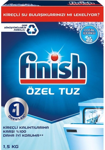 Finish Parlatıcı 800 ML + Finish Tuz 1500 G
