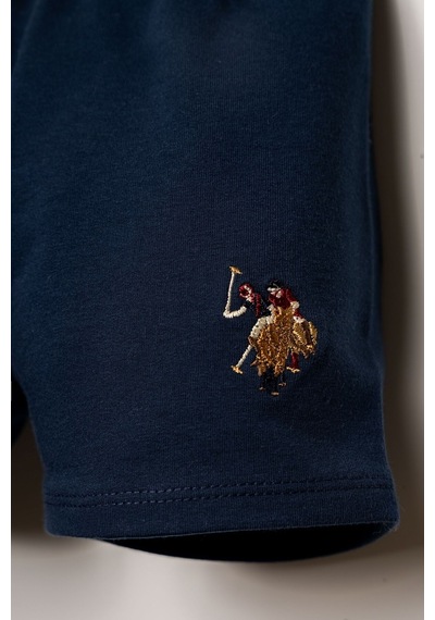 U.s. Polo Assn. Erkek Bebek Krem Şort Takım Krem