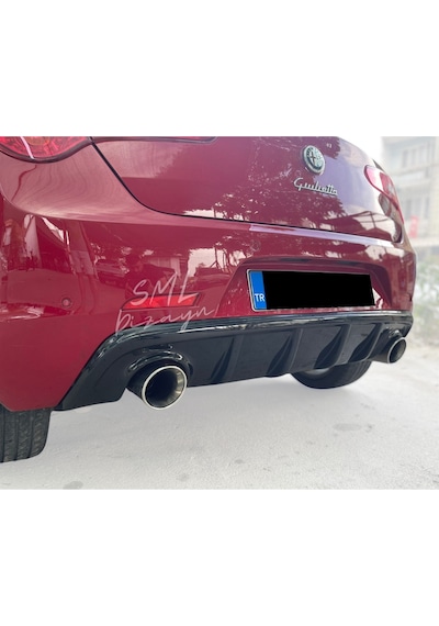 Alfa Romeo Giulietta Çift Çıkış Difüzör Gulietta Arka-Difizör-Ek