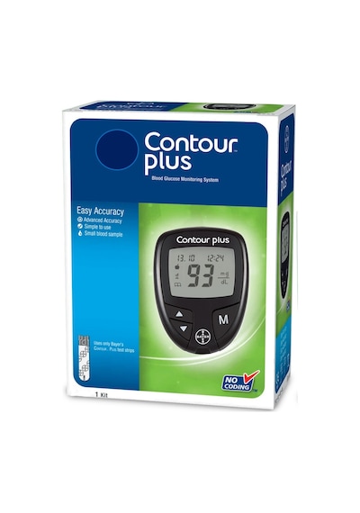 Ascensia Contour Plus Şeker Ölçüm Cihazı + Strip 50 Adet