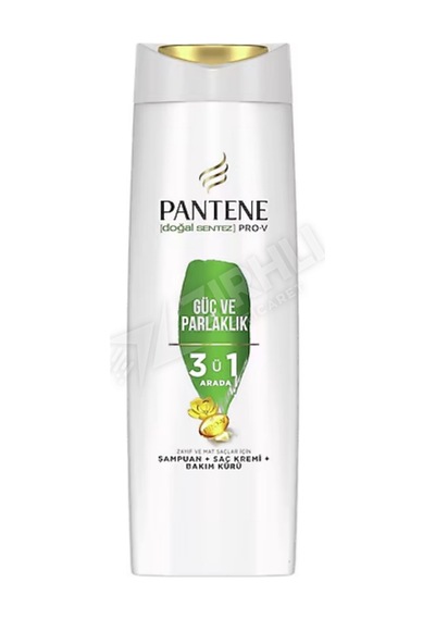 2 Adet Güç Ve Parlaklık 3'ü 1 Arada Şampuan 400 Ml Tüm Saç Tipleri